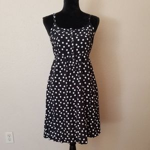 Maternity Polka Dress w/pockets size Large